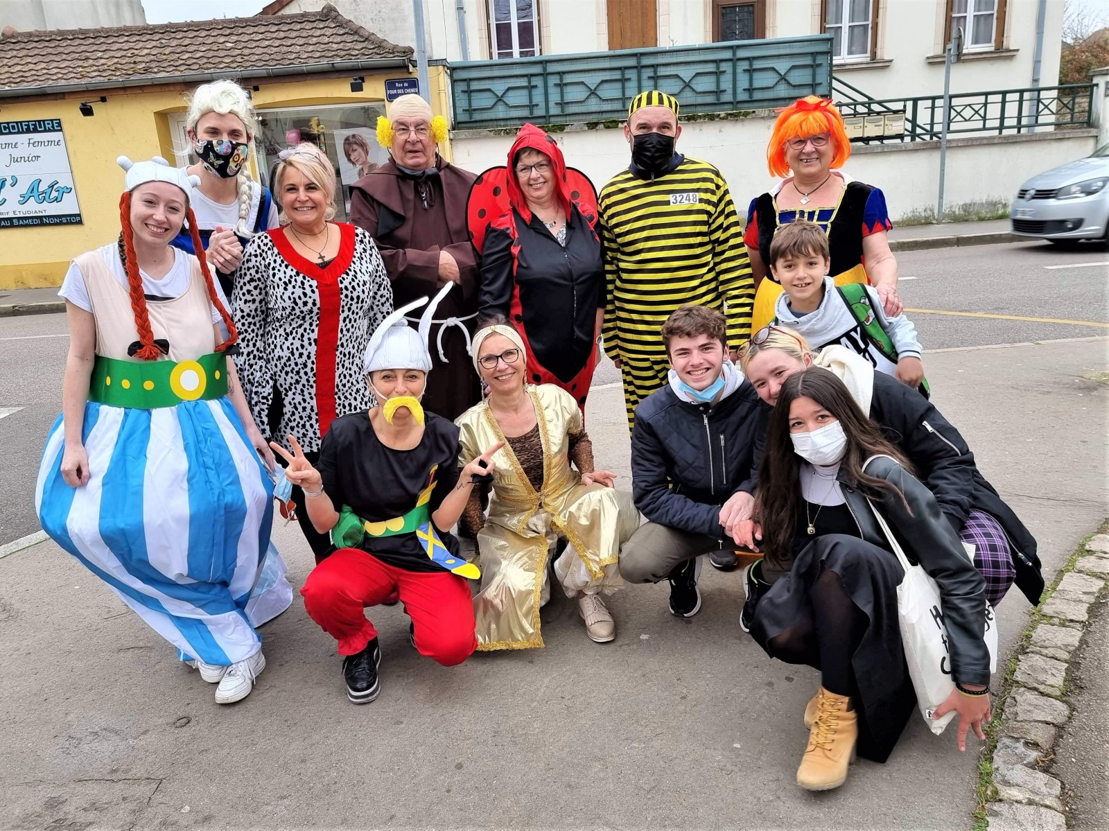 La tradition du carnaval respectée par Anaïs la coiffeuse de Saint